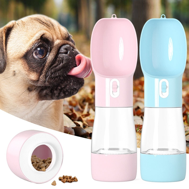 Portable Dog Water Bottle Dispenser for Travel – Leak-Proof Pet Hydration USA.