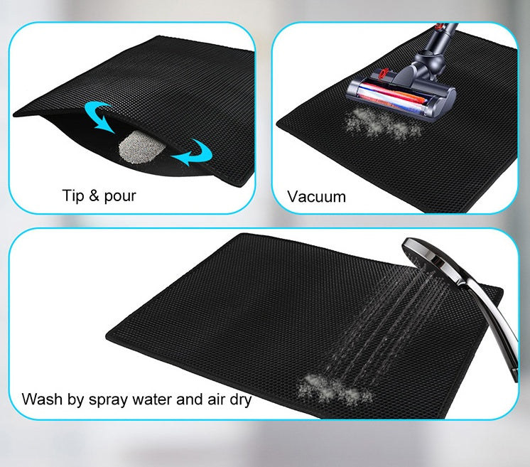 Premium Honeycomb Cat Litter Pad – Waterproof, Urine Proof Pet Supplies USA.