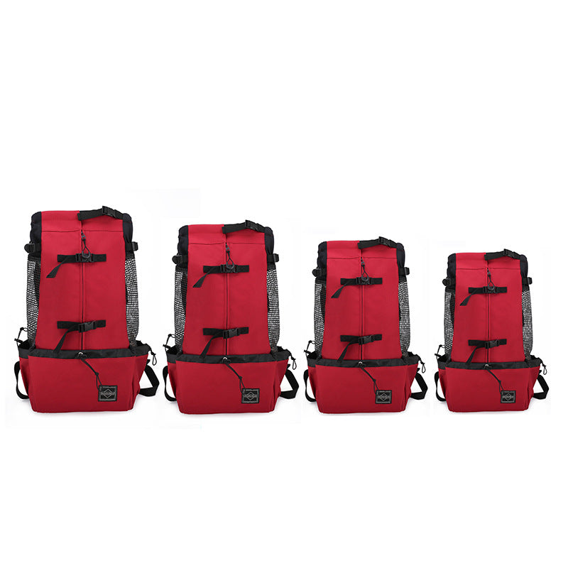 Portable Pet Dog Carrier Backpack – Double Shoulder Outdoor Travel Bag for Small Dogs, Comfortable Hands-Free Pet Carrier for Hiking & Travel