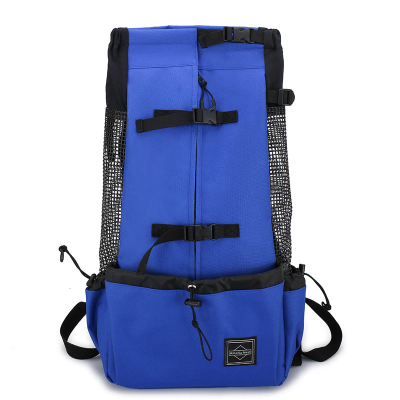 Portable Pet Dog Carrier Backpack – Double Shoulder Outdoor Travel Bag for Small Dogs, Comfortable Hands-Free Pet Carrier for Hiking & Travel