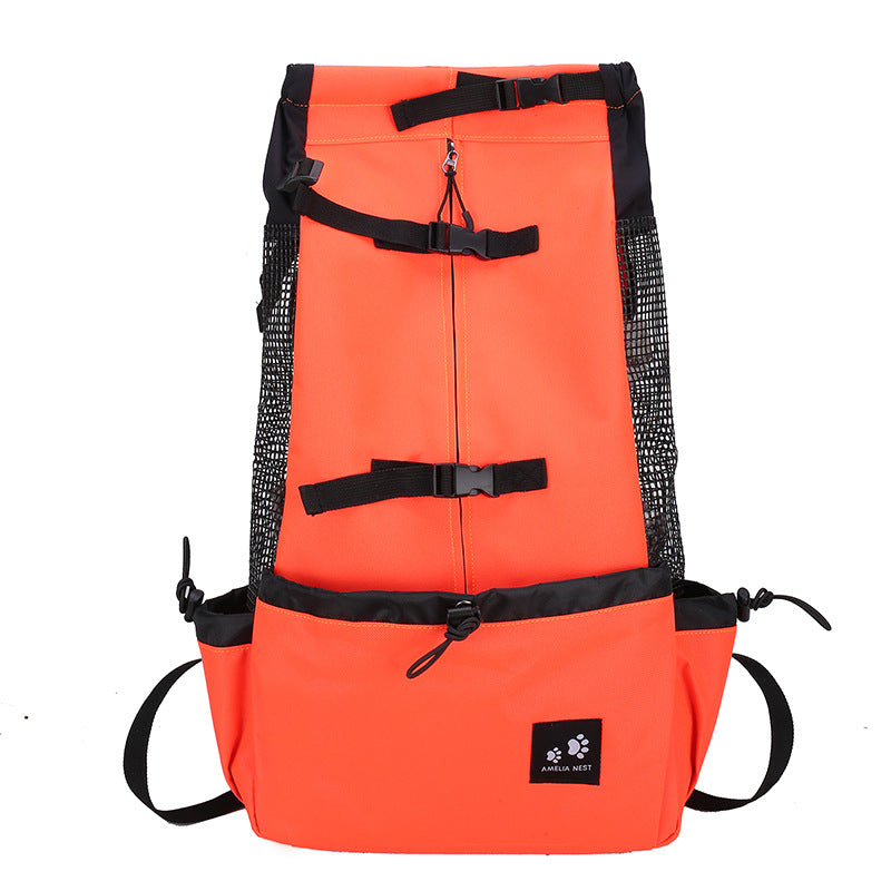 Portable Pet Dog Carrier Backpack – Double Shoulder Outdoor Travel Bag for Small Dogs, Comfortable Hands-Free Pet Carrier for Hiking & Travel
