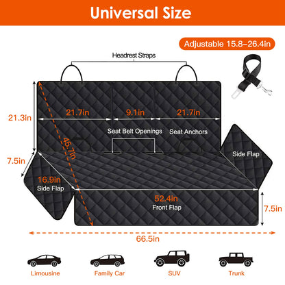 Premium Waterproof Dog Car Seat Cover