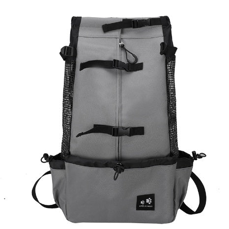 Portable Pet Dog Carrier Backpack – Double Shoulder Outdoor Travel Bag for Small Dogs, Comfortable Hands-Free Pet Carrier for Hiking & Travel