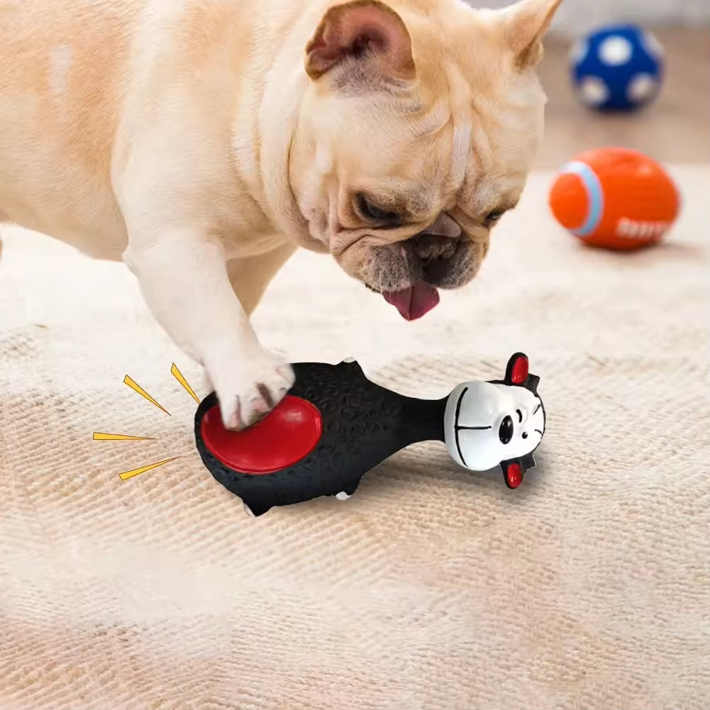 4 pcs Cute Latex Dog Chew Toys with Sound – Interactive Puppy Teething & Dental Health.
