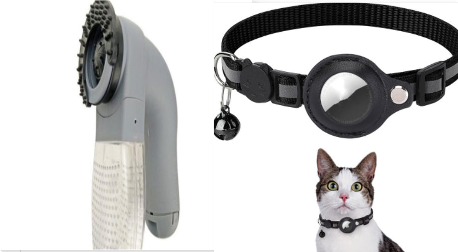 Keep your pet safe with this reflective nylon collar featuring a waterproof AirTag holder. Perfect for cats, dogs, kittens & puppies.