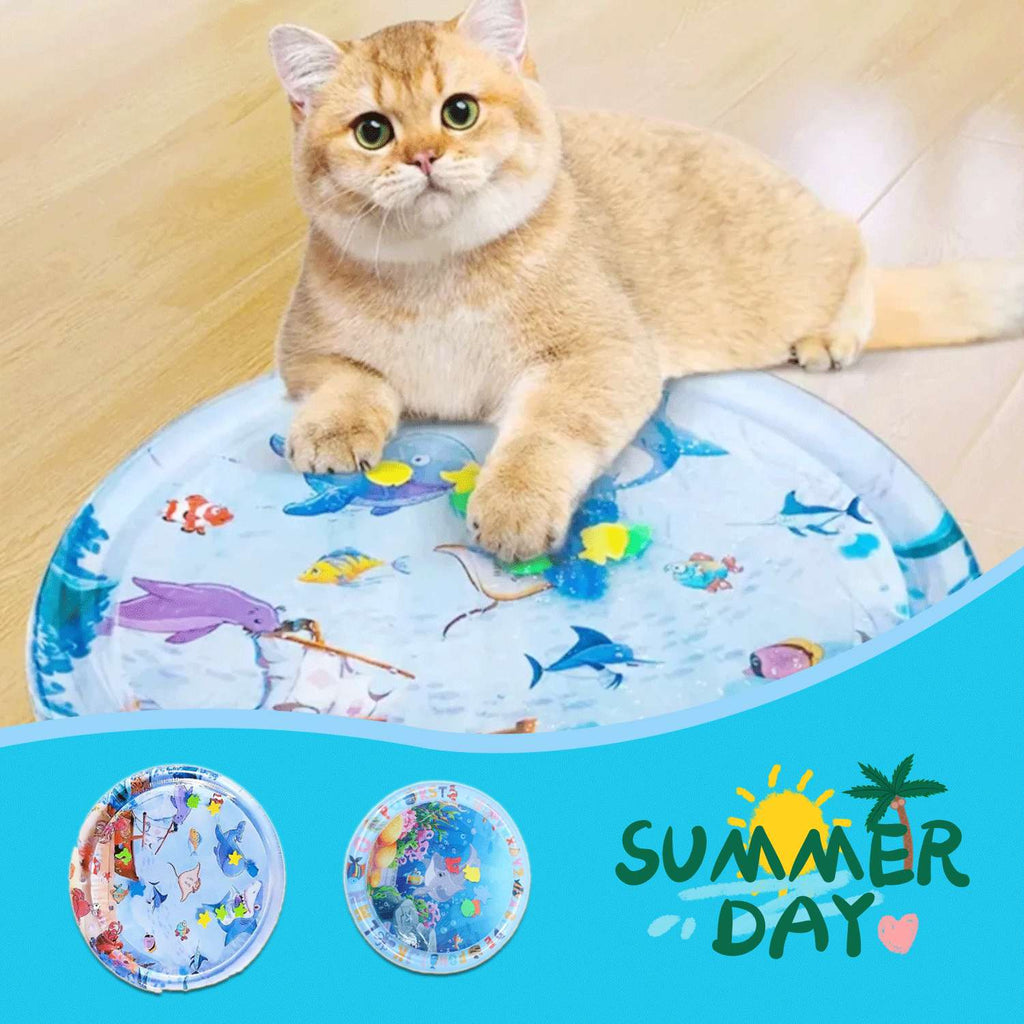 Cooling Pet Water Bed Mat for Dogs & Cats – Summer Ice Cooling Cushion Pad.